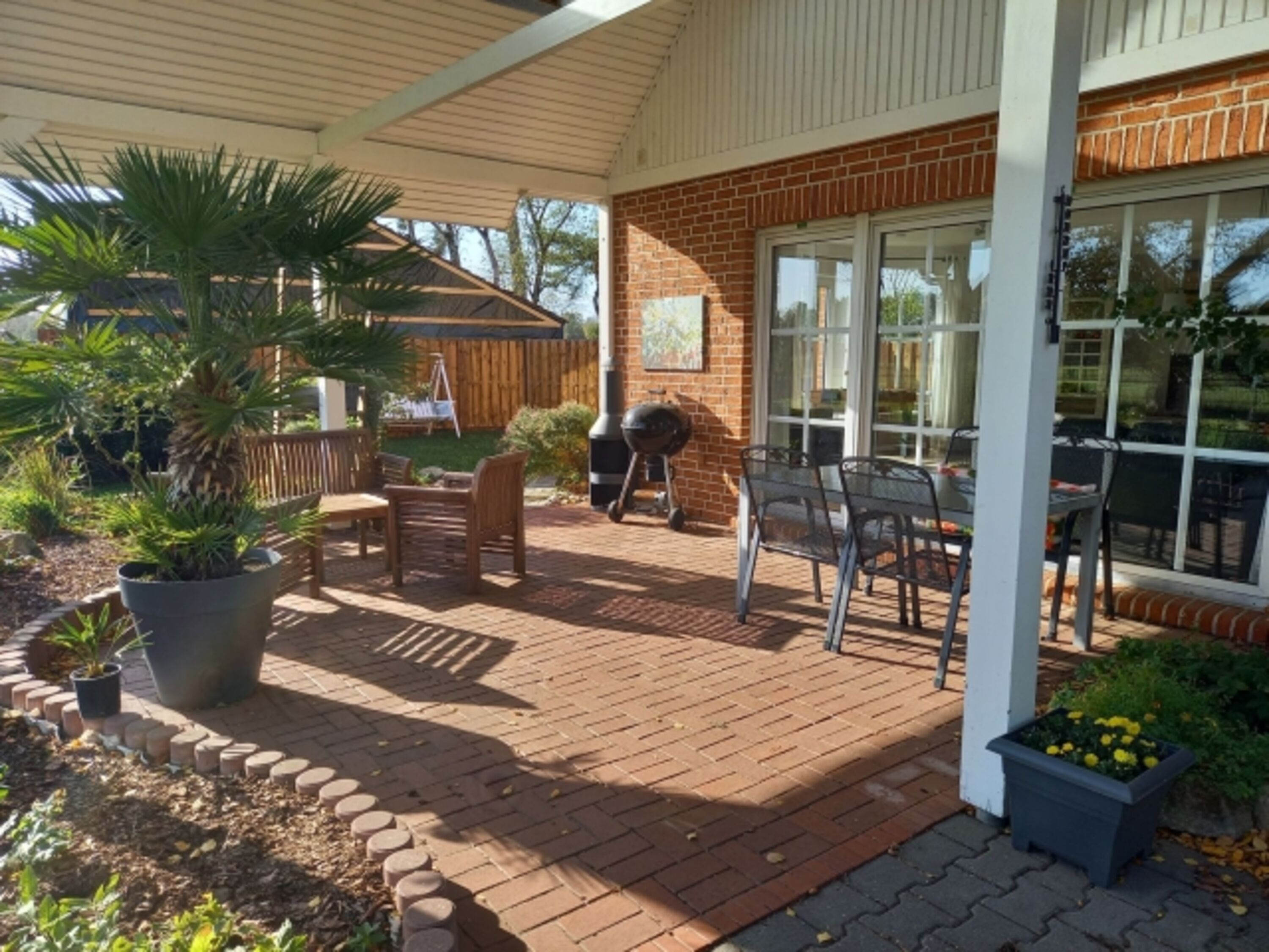 überdachte Terrasse