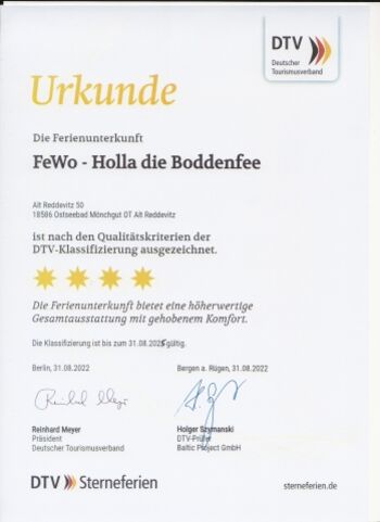 4 Sterne DTV Klassifizierung