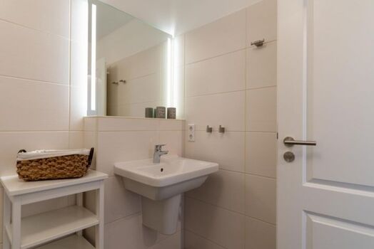 Seehof Bansin - Bad mit Waschbecken