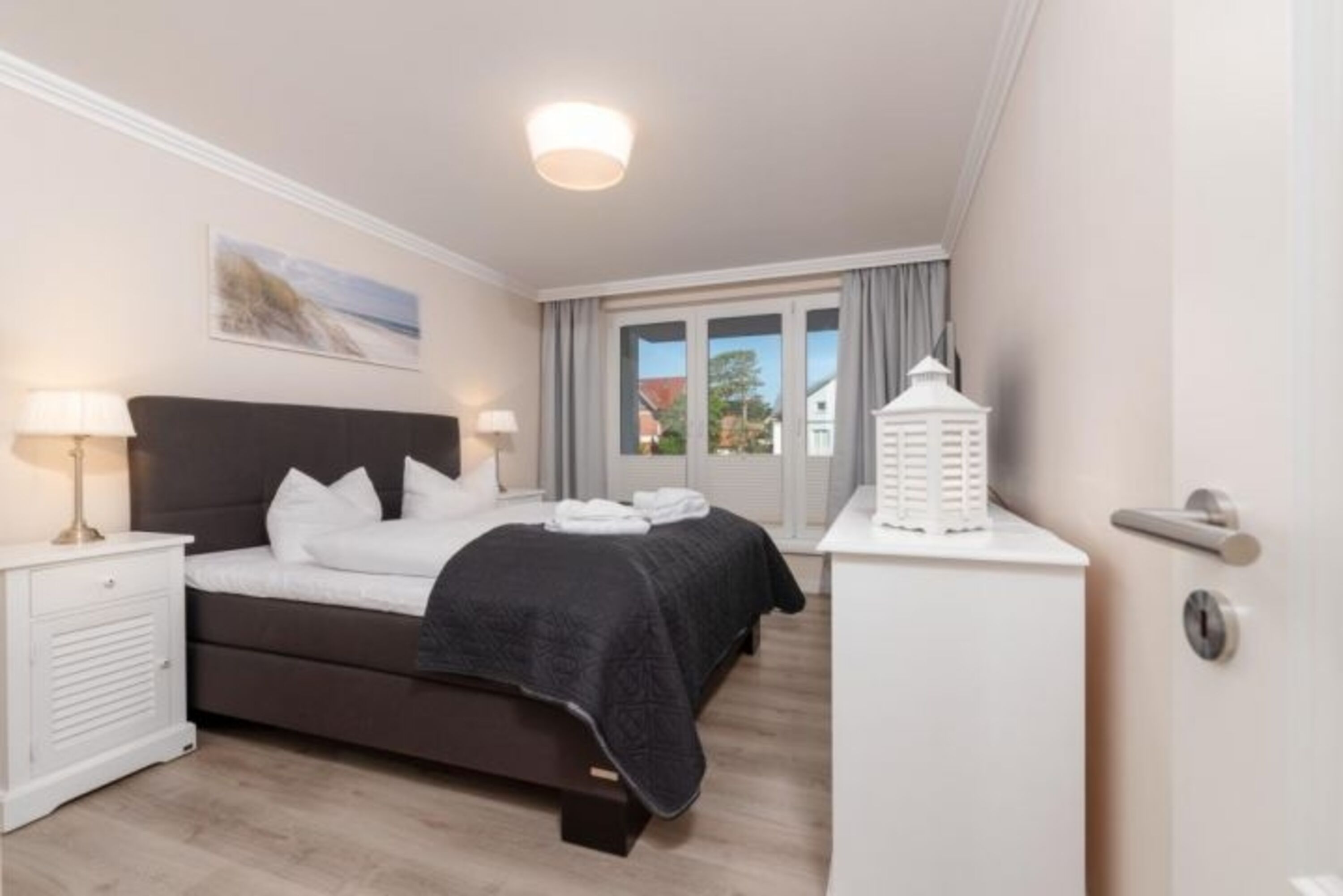 Seehof Bansin - Blick ins Schlafzimmer