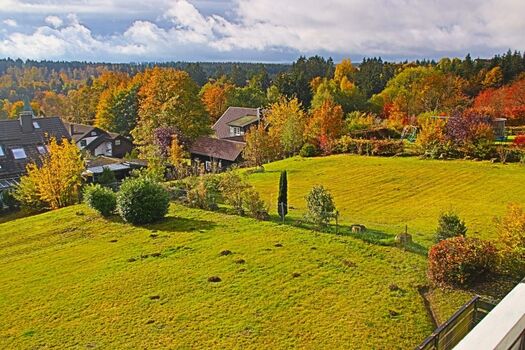 Blick vom kleinen Balkon