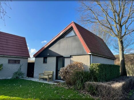 Schönes Ferienhaus mit Blick in den Garten