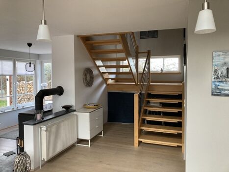 Aufgang in das  Obergeschoss