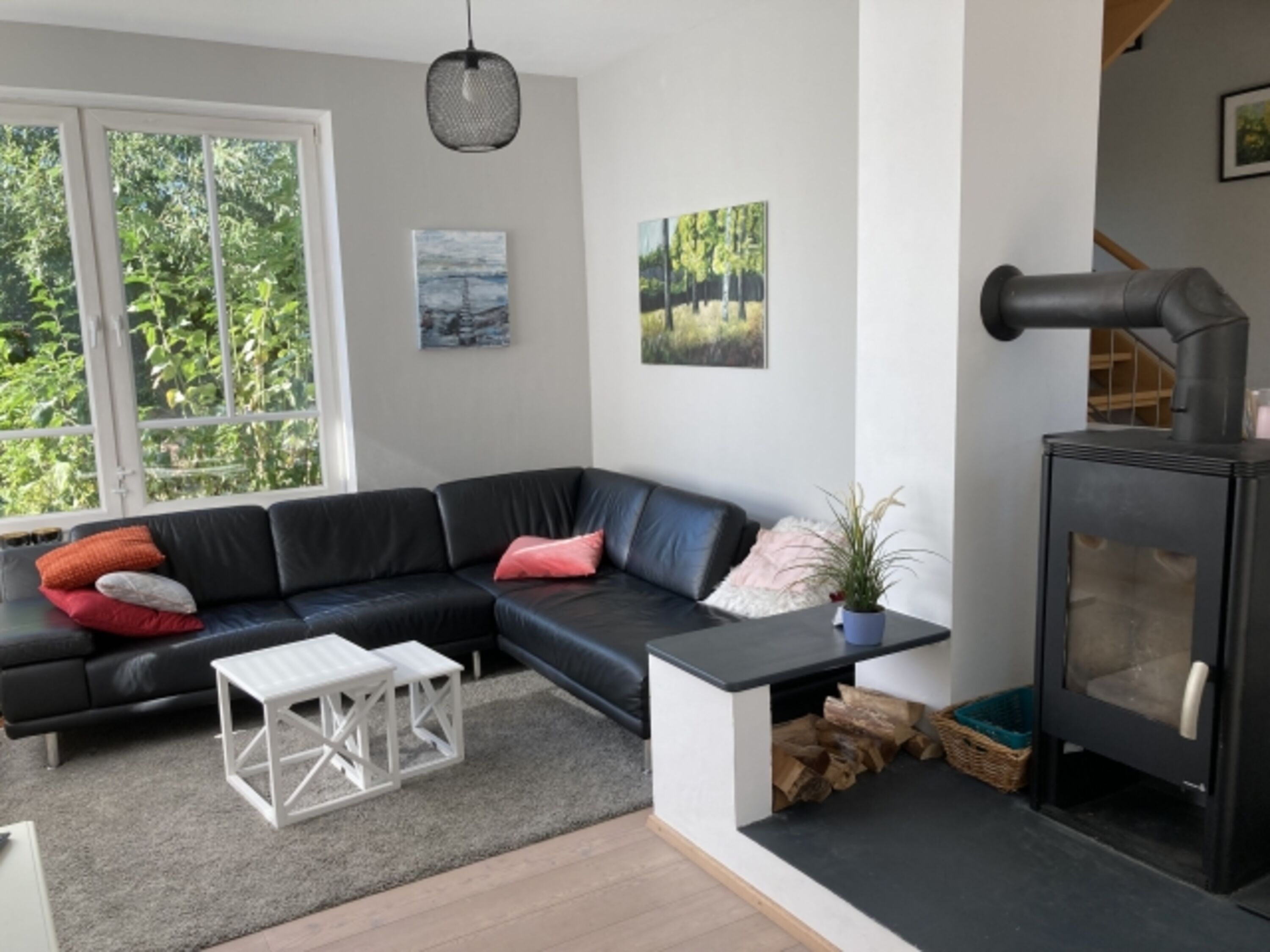 Sitzecke mit Kamin