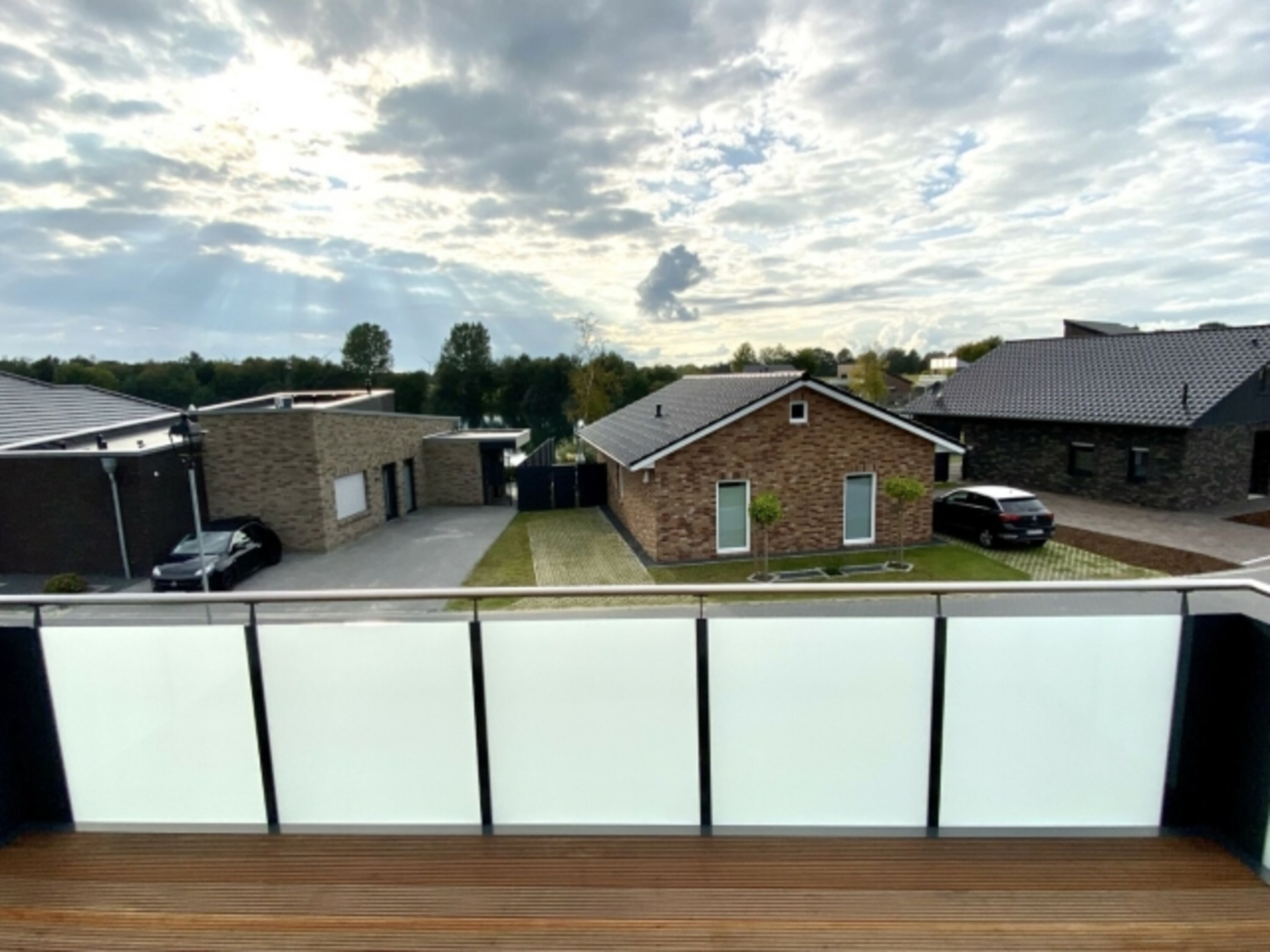 Blick vom Balkon
