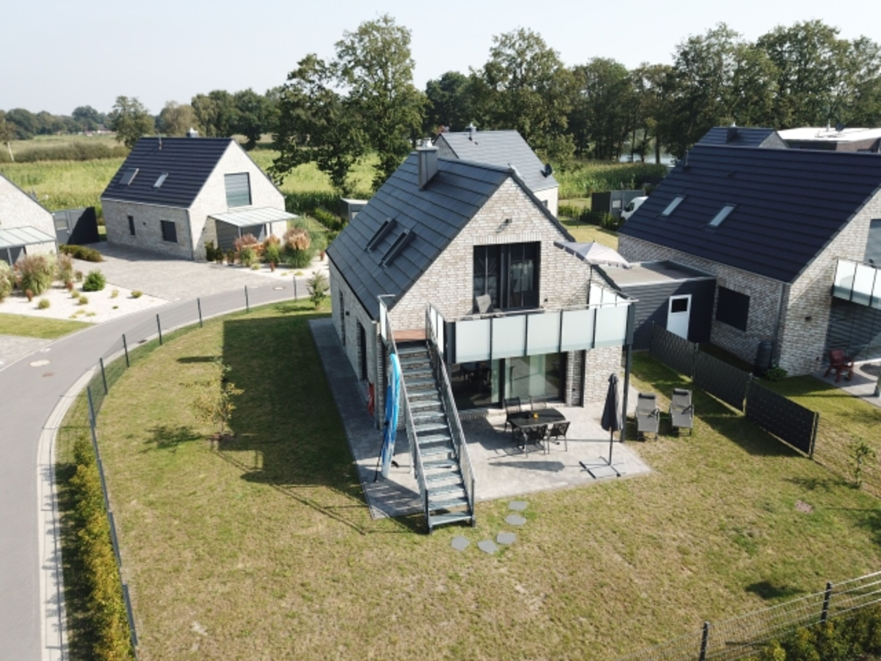 Ferienhaus Panoramadeck Luftbild