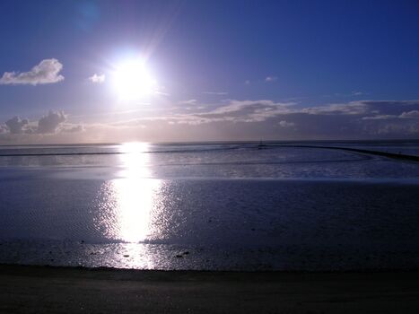 Sonnenuntergang an der Nordsee