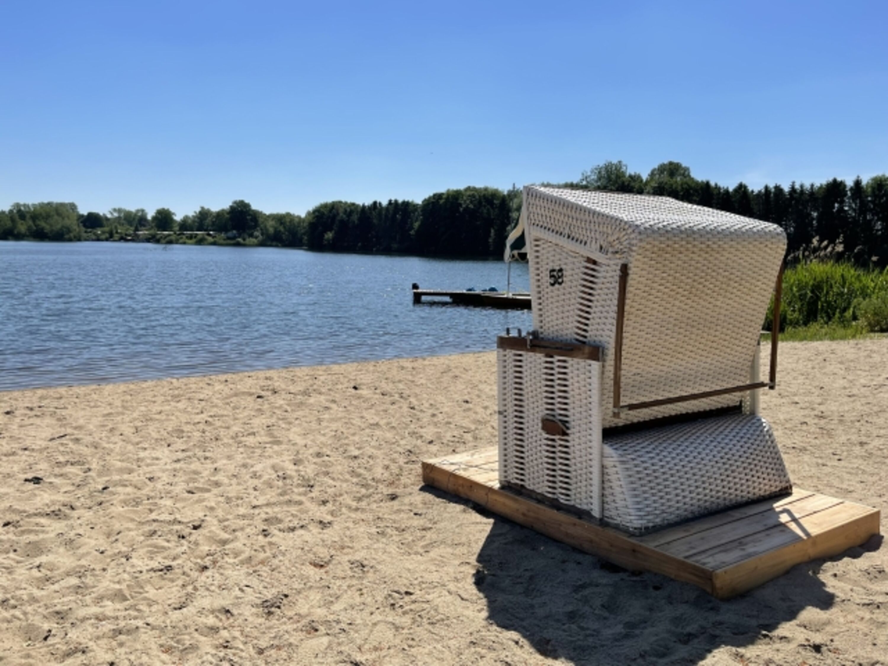 Ihr privater Strandkorb am See