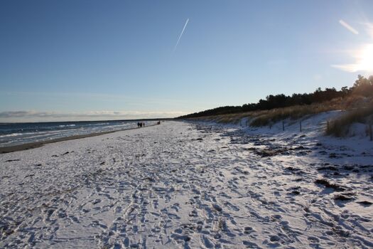 Strand im Winter