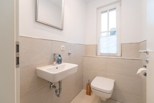 Gäste-WC im Erdgeschoss