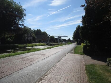 Eine alte Brücke als historischen Wahrzeichen