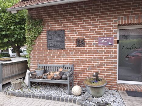 Dekoration vor dem Haus