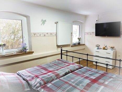 Jedes SZ mit Doppelbett mit TV