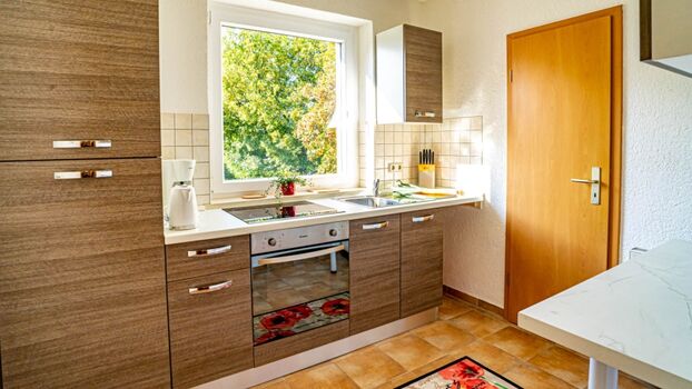 Küche mit allem was man braucht