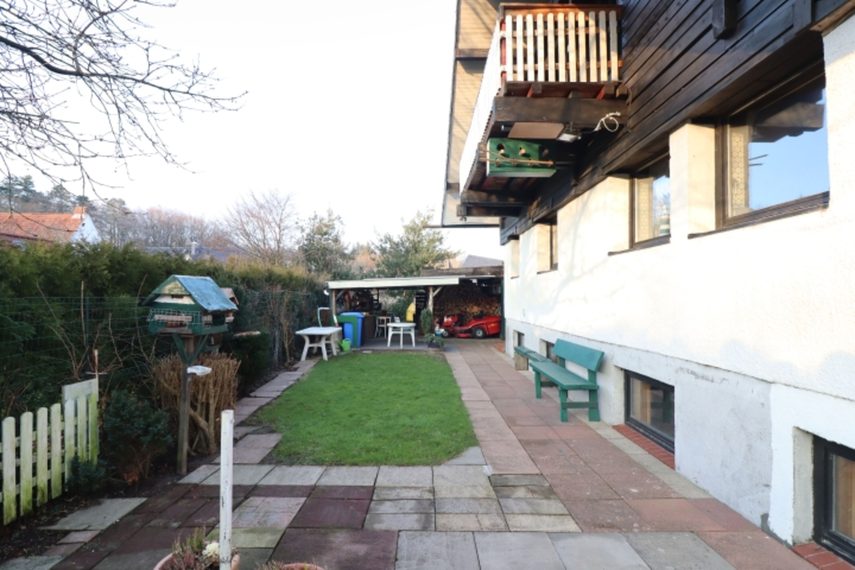 Weg zum Bungalow