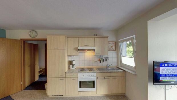 Komplett ausgestattete Küche