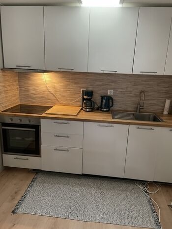 Vollausgestatte Küche mit Backofen 