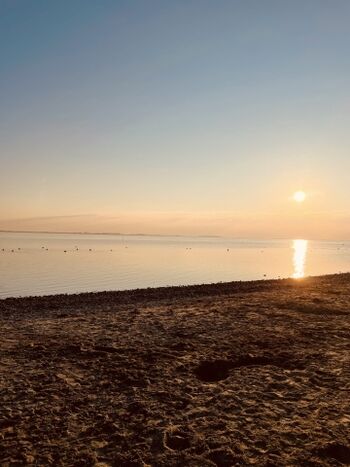 Sonnenuntergang am Strand 