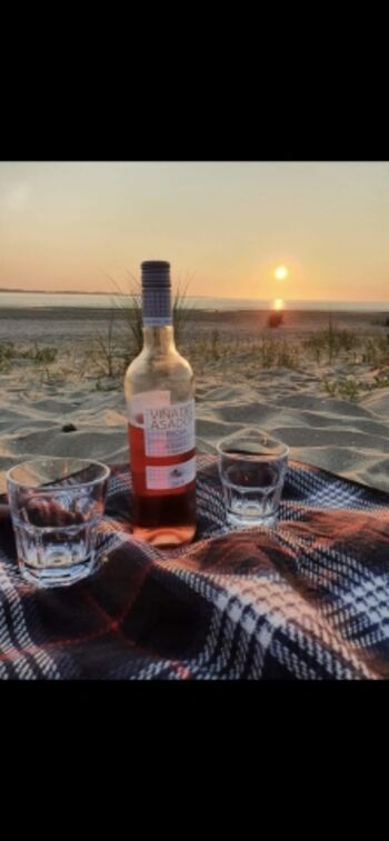 Sonnenuntergang bei einem Glas Wein ?