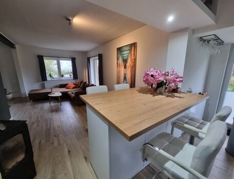 Der gemütliche Wohn-/Essbereich