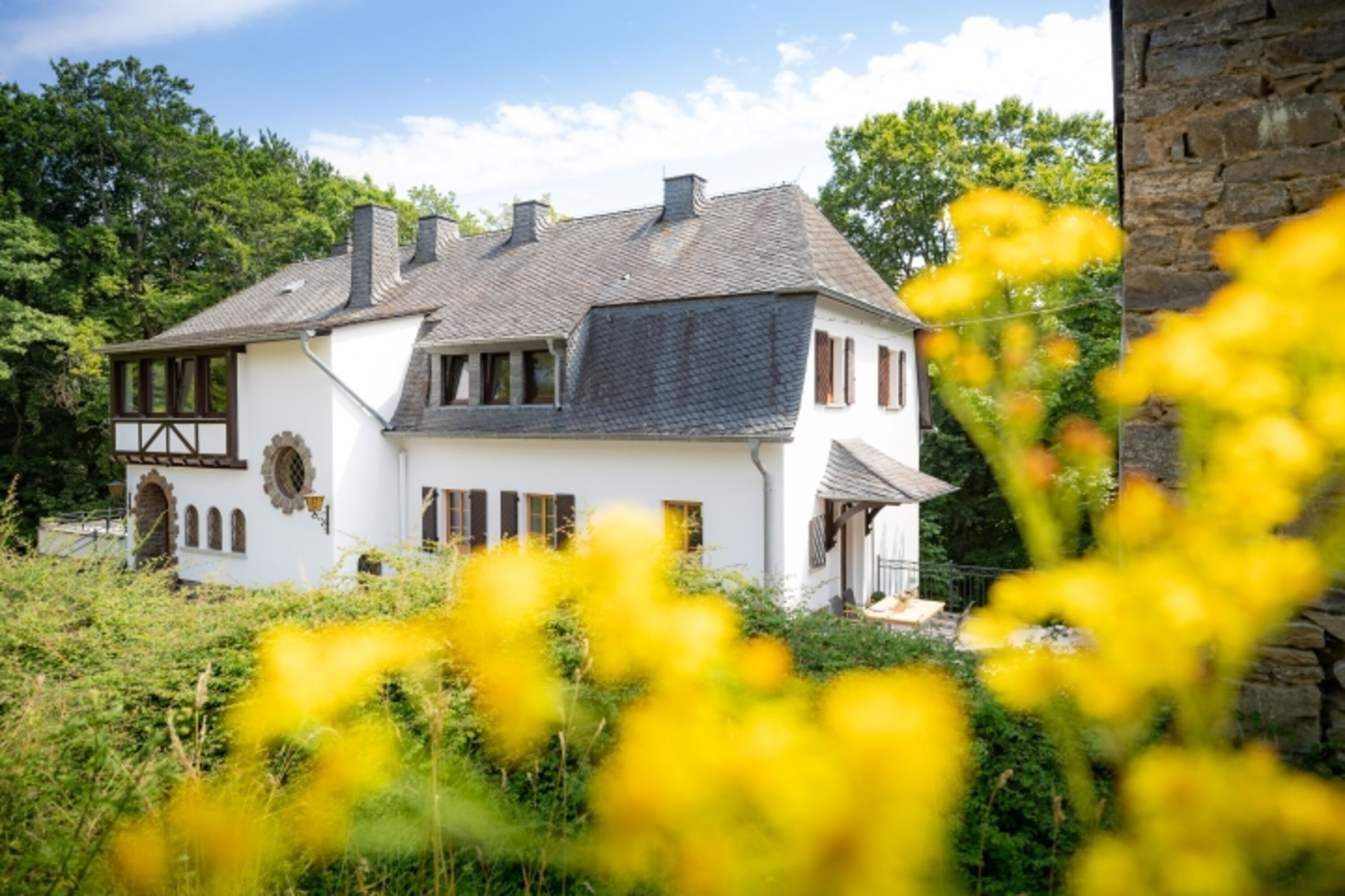 Außenaufnahme Landhaus Karbach