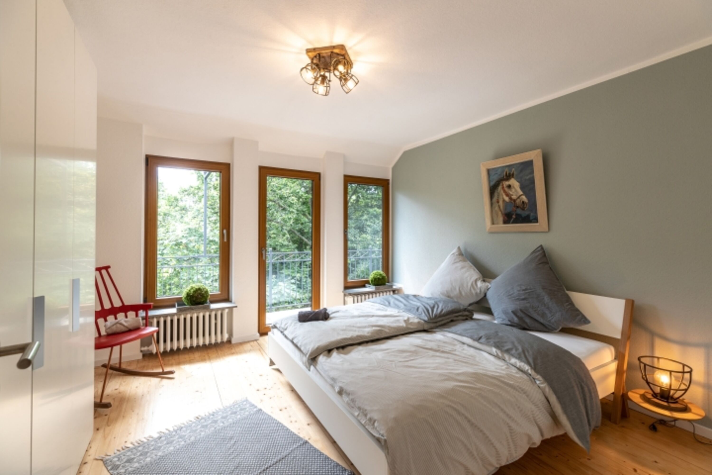 Schlafzimmer mit TV