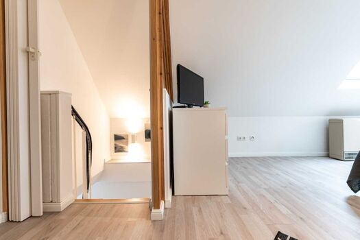 Im oberen Schlafzimmer ein 2. TV