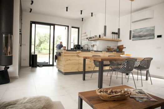 Lichtdurchfluteter Lebensbereich. Kamin. Weinkühlschrank. Vollausstattung