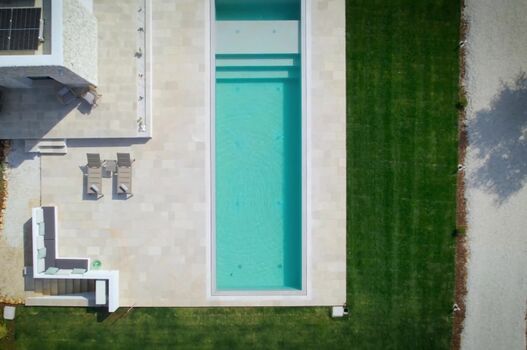 54qm Salzwasser Überlauf Pool