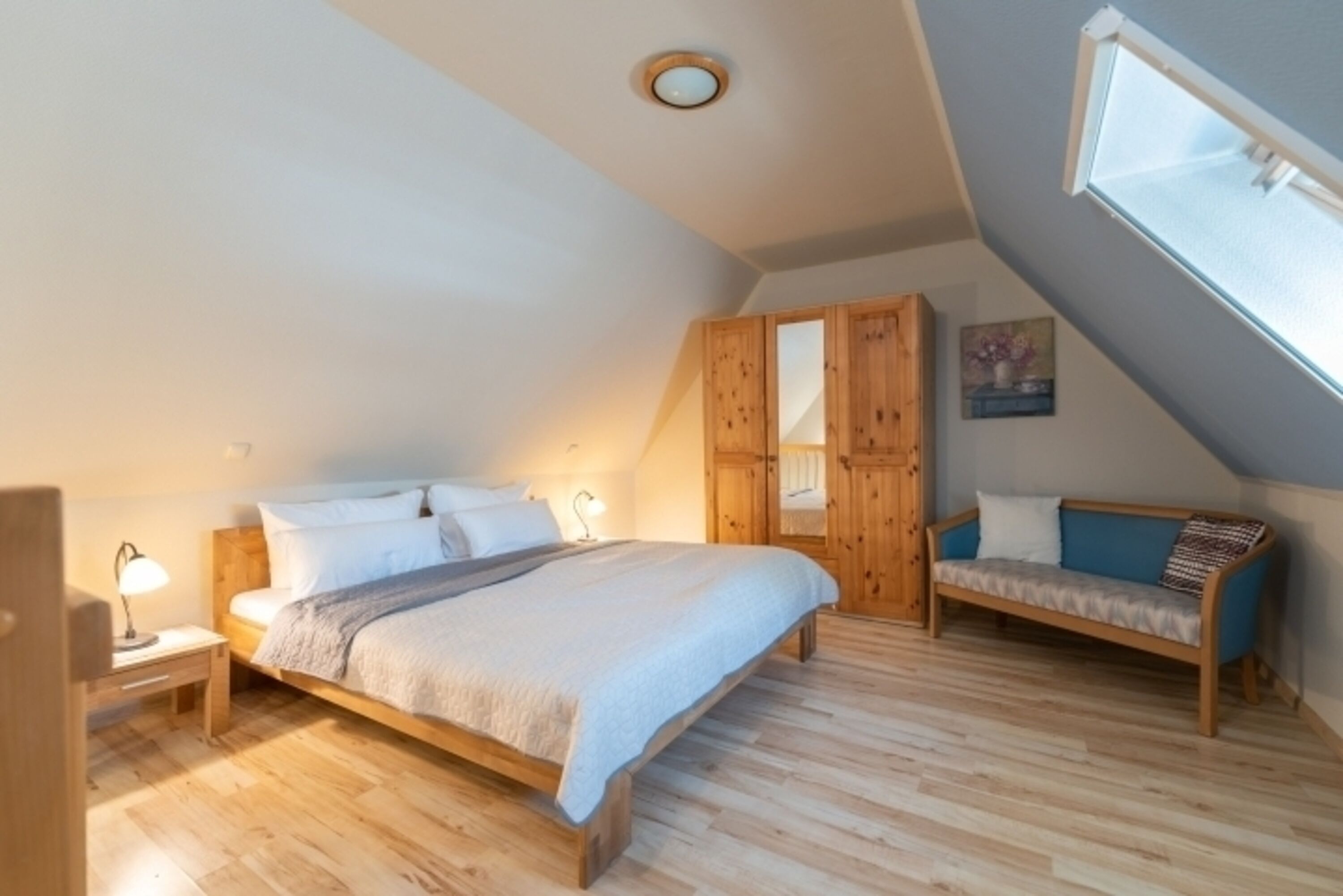 Schlafzimmer im Dachgeschoss