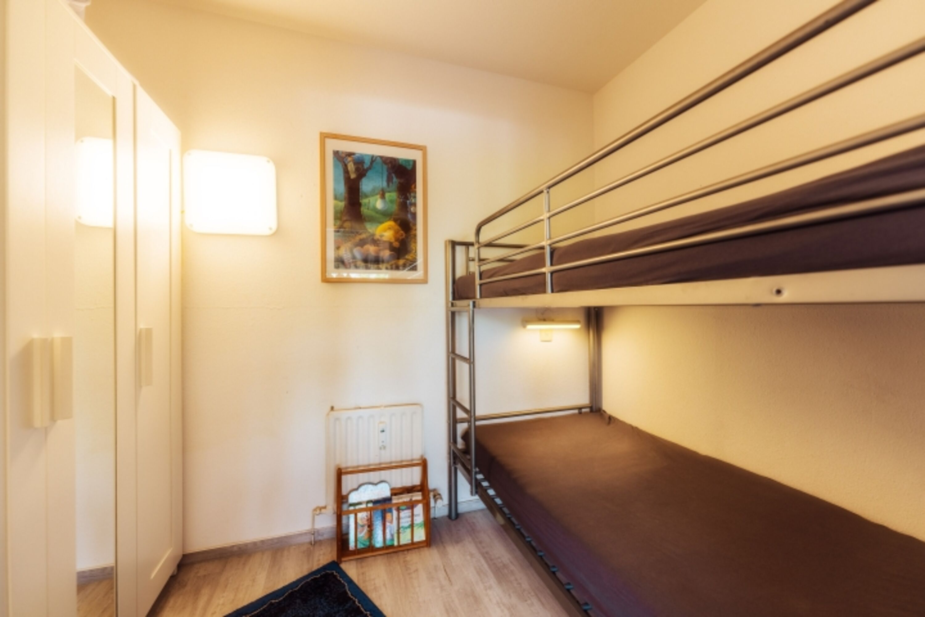 Schlafzimmer mit Etagenbett
