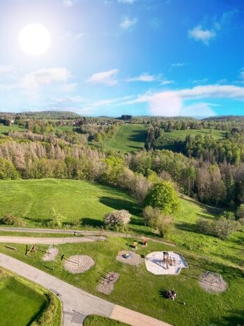Ausblick auf den Spielplatz