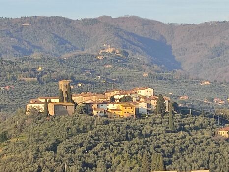 Das nächstgelegene Hügeldorf ist Colle di Buggiano mit einer Trattoria und 2 Bars.