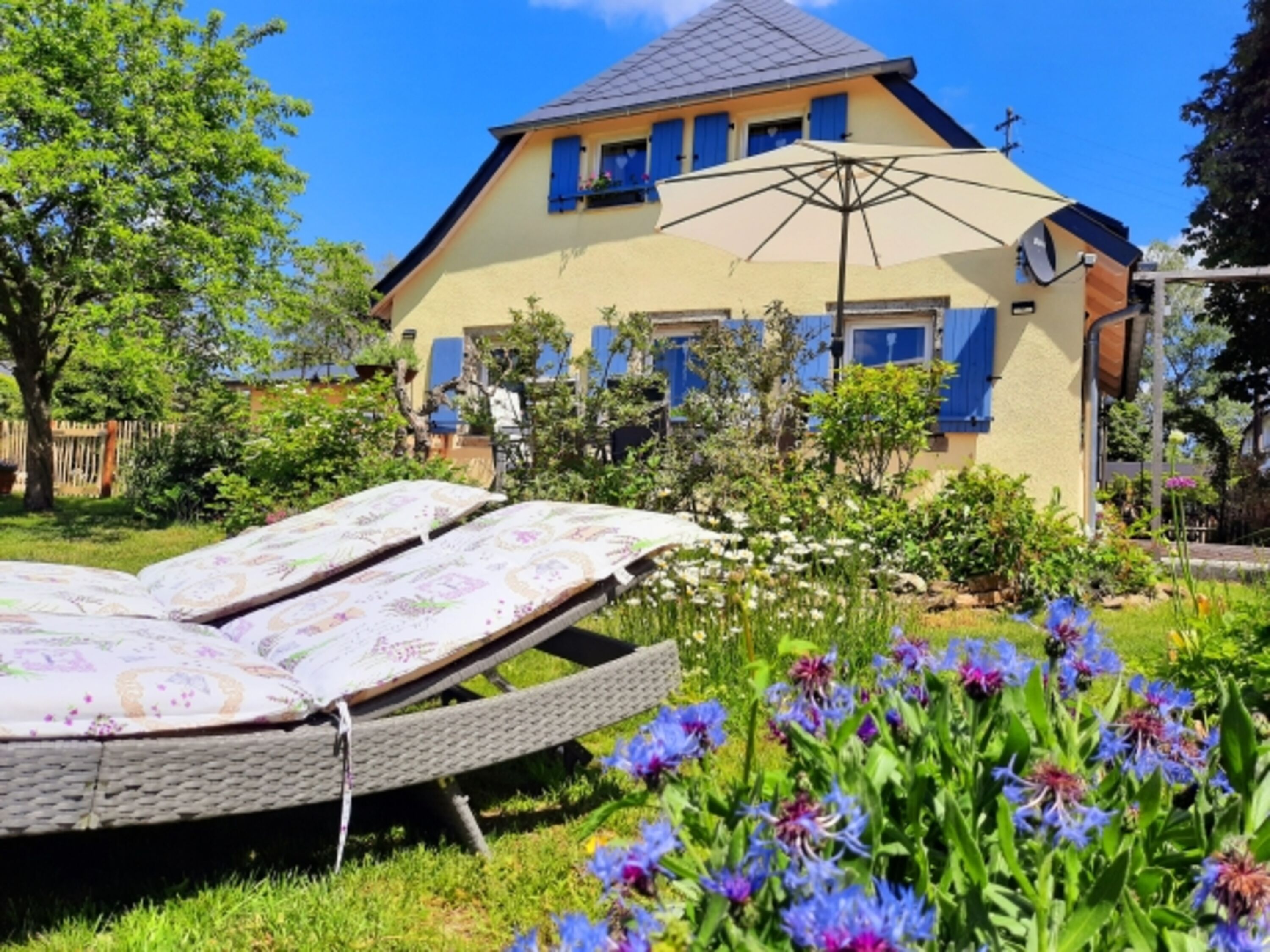 Liegeplätze im Garten 