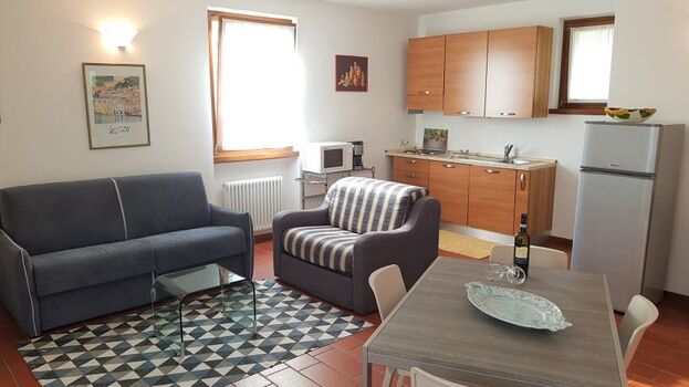 Wohnraum untere Ferienwohnung