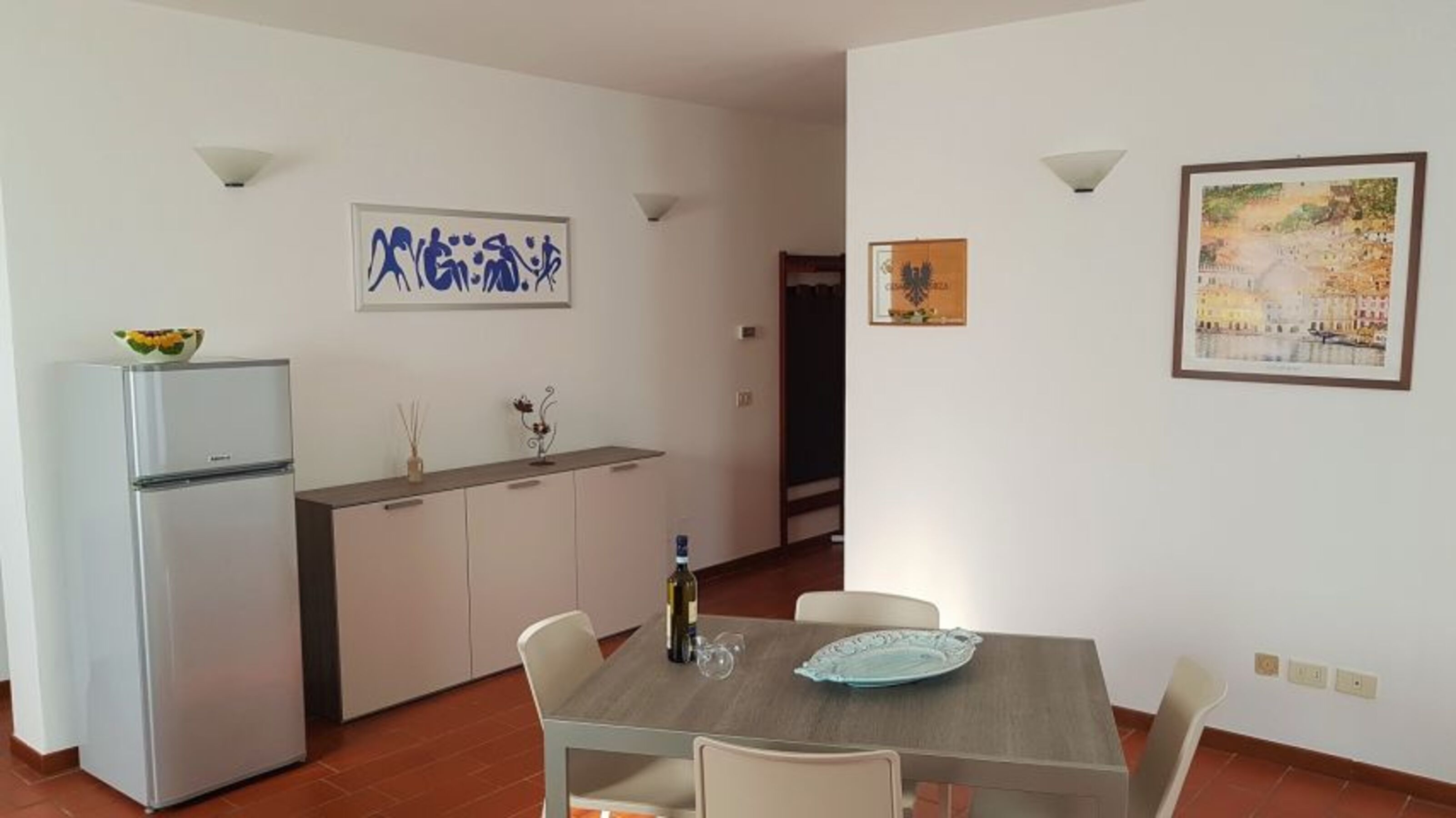 Wohnraum untere Ferienwohnung