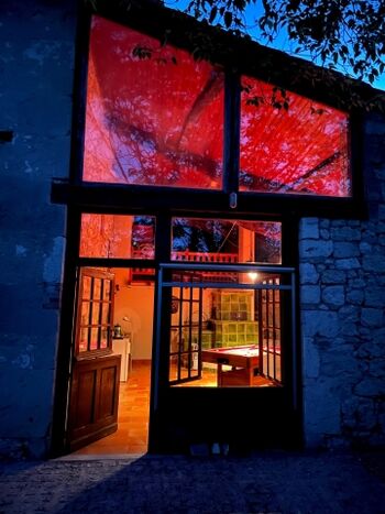 Gite von der eigenen Terrasse aus