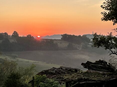 Einer der imposanten Sonnenaufgänge