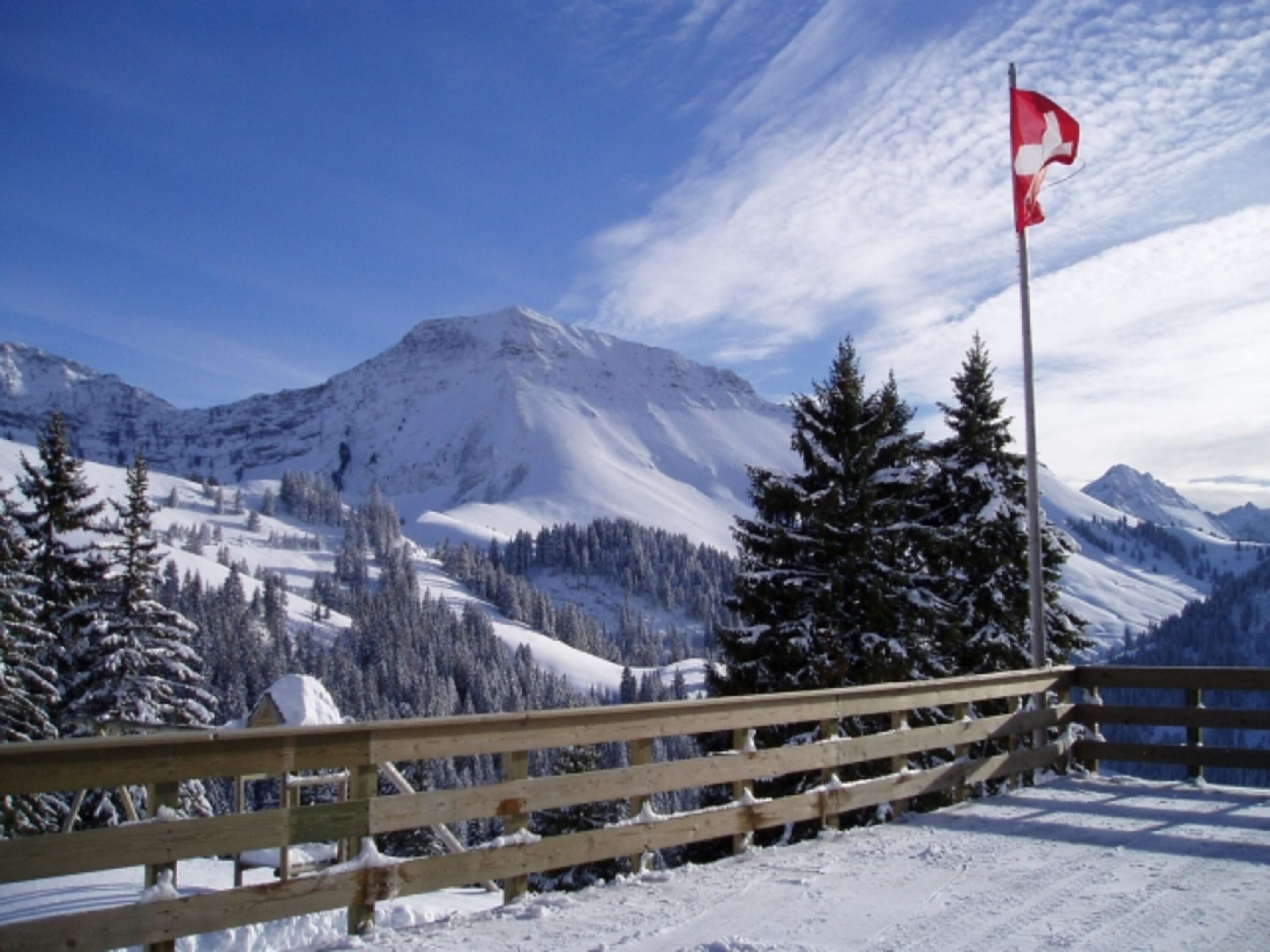 Aussicht vom Chalet