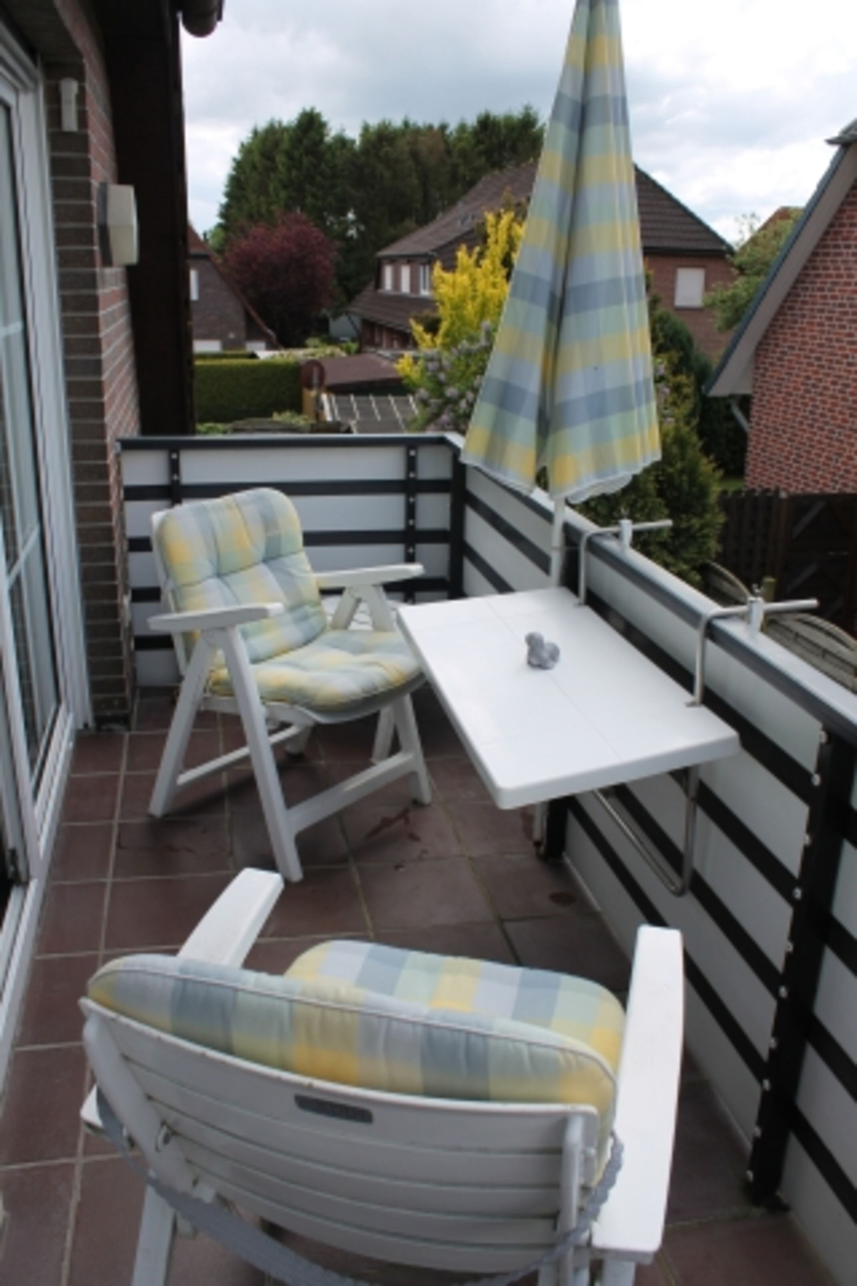 Entspannen Sie auf dem Balkon