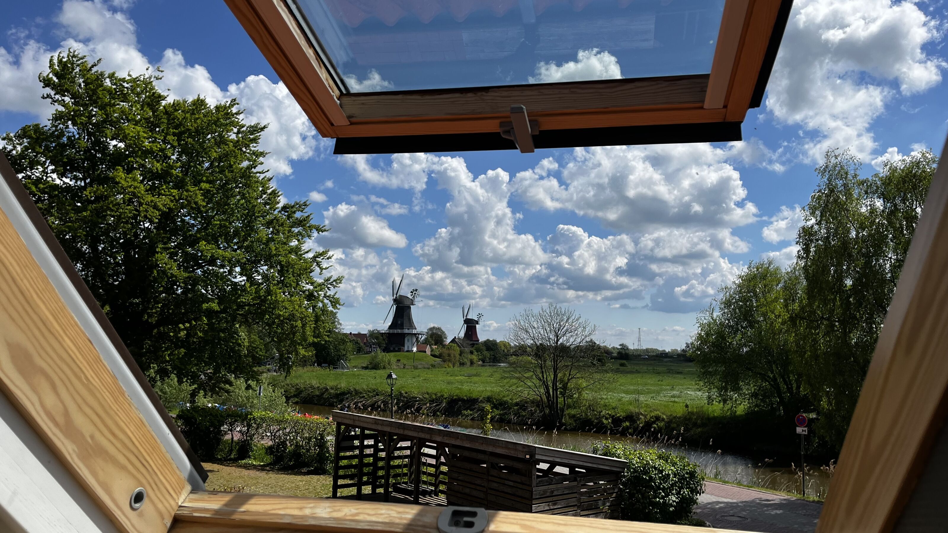 Blick aus dem Schlafzimmer