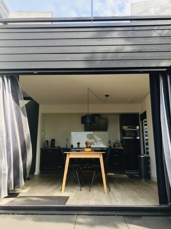 Fenster komplett aufzuschieben