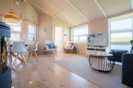 Wohnzimmer mit Kaminofen