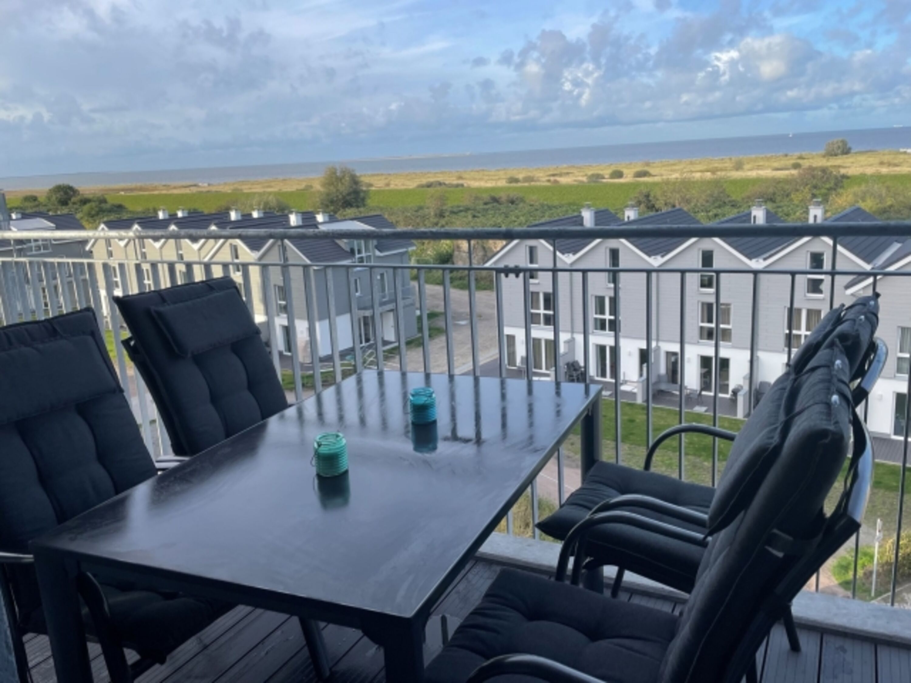 Blick vom Balkon