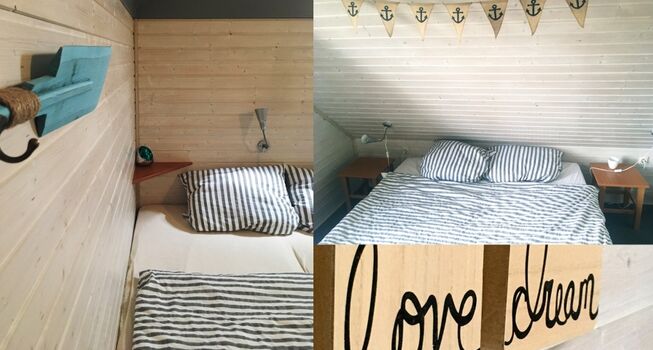 Insgesamt 3 praktische Schlafzimmer 