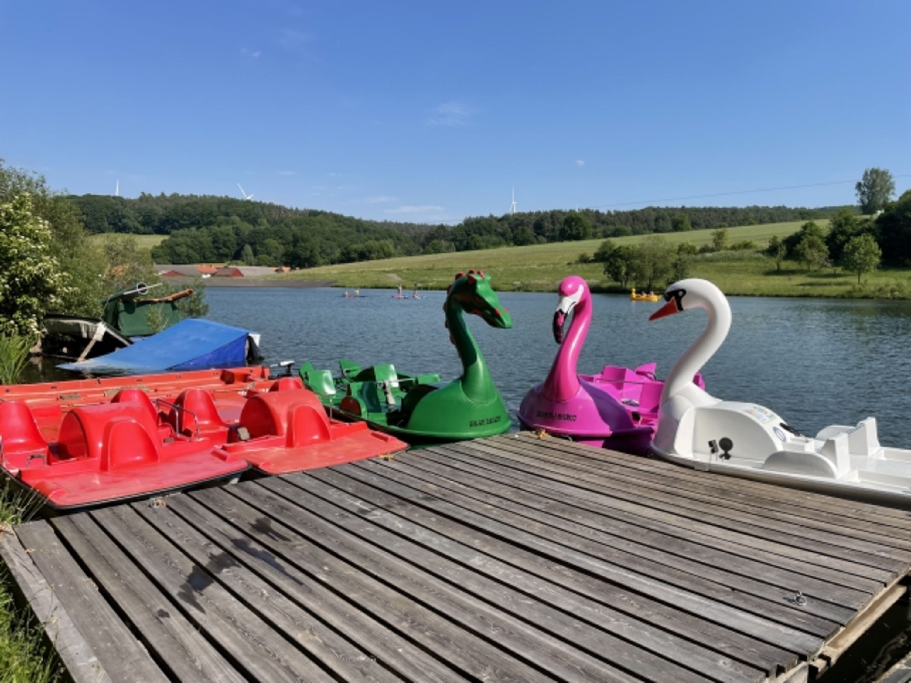 Tretboot-Verleih