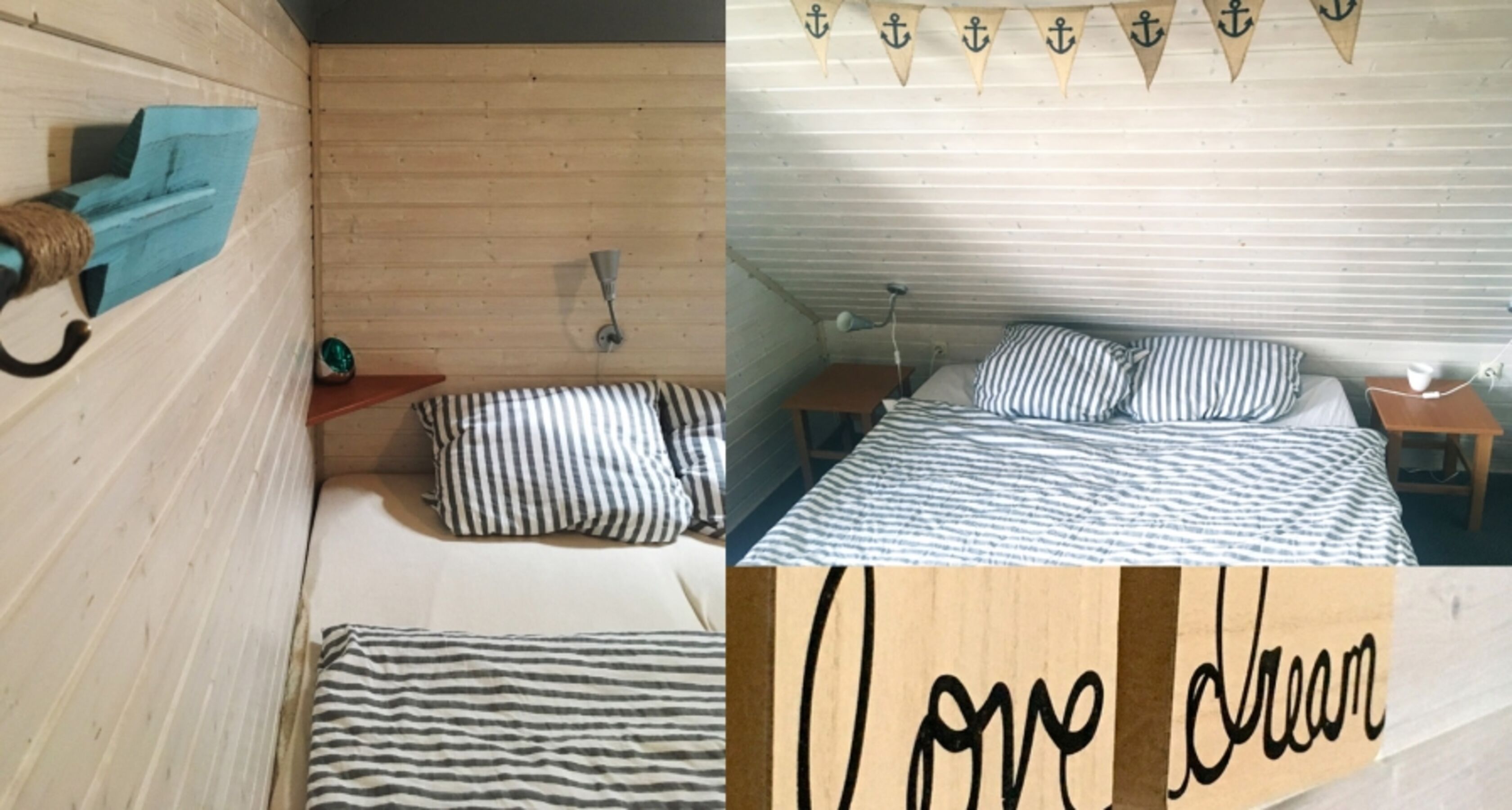 Insgesamt 3 praktische Schlafzimmer 