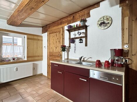 Spüle mit Geschirrspüler