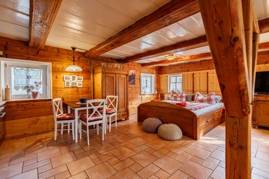 Rustikales 1 Raumapartment "Blockstube"