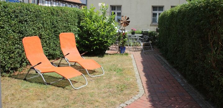 Sitzecke auf der Terrasse